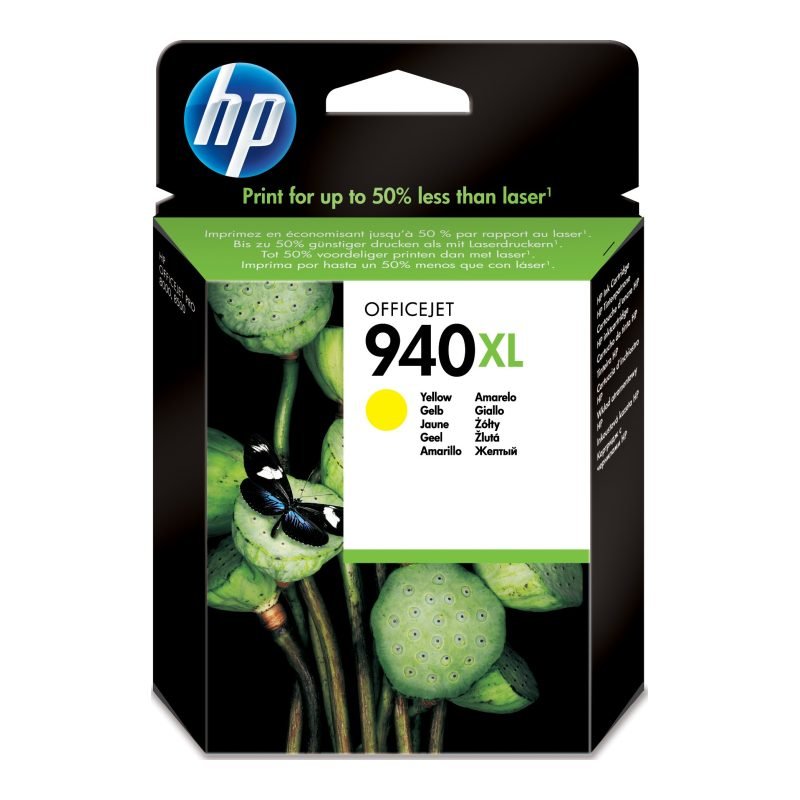 HP 940XL C4909AE Sarı Yüksek Kapasiteli Mürekkep Kartuşu