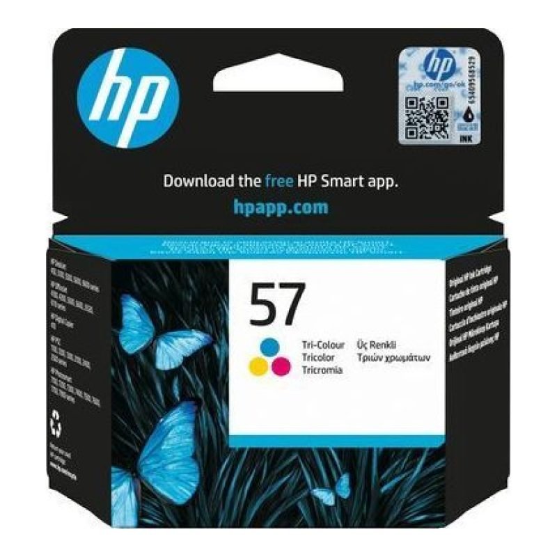 HP 57 Üç C6657AE Üç Renkli Mürekkep Kartuşu