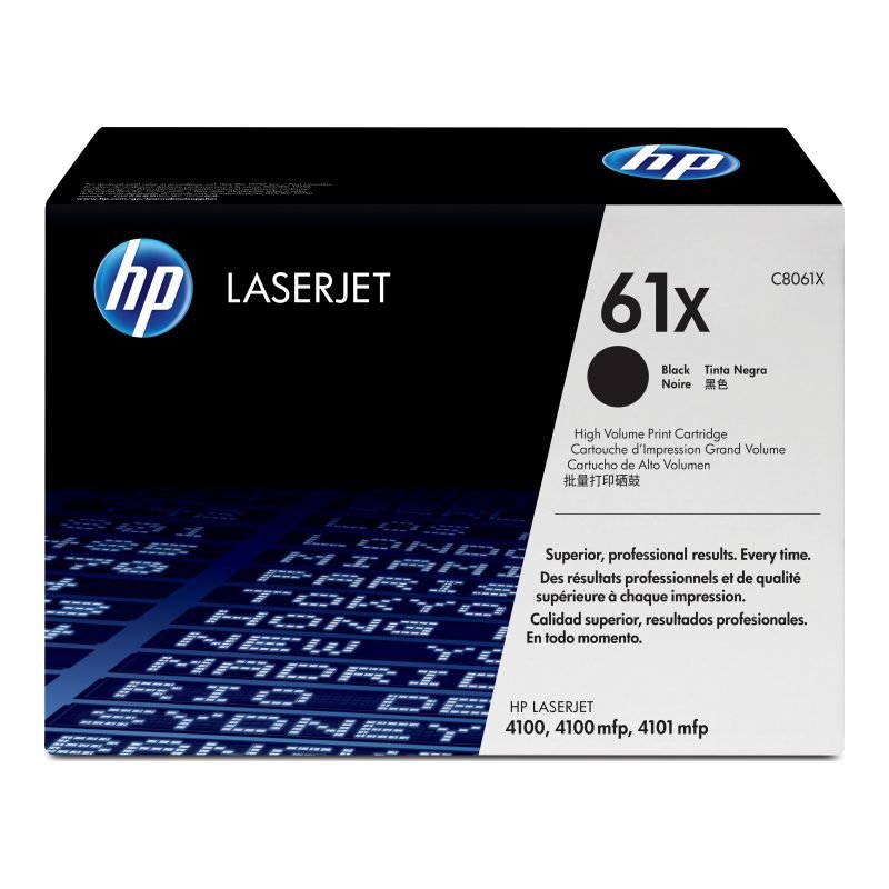 HP 61X C8061X Yüksek Kapasiteli Toner