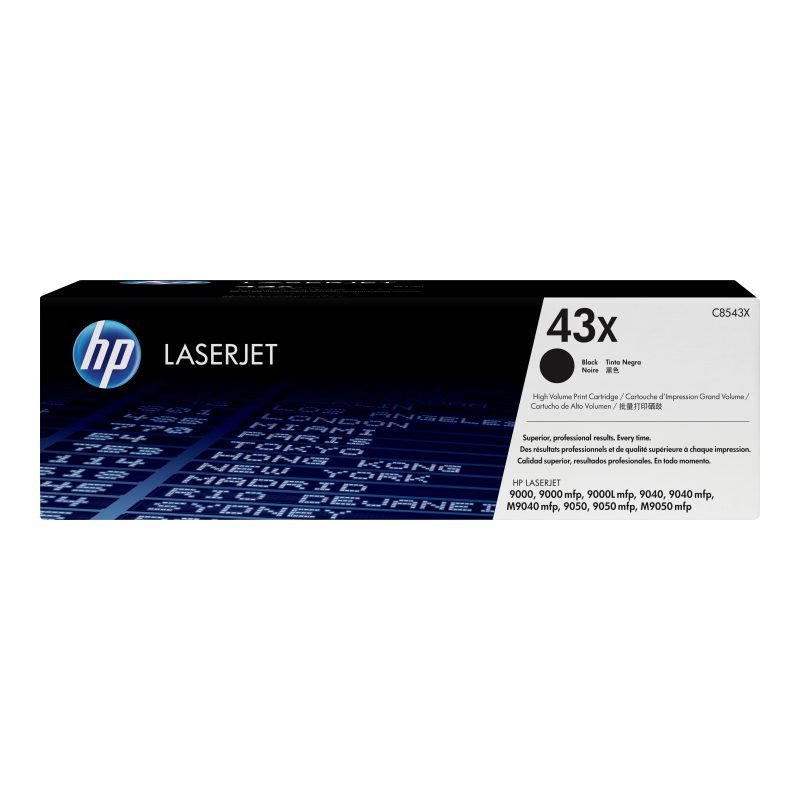 HP 43X C8543X Yüksek Kapasiteli Toner
