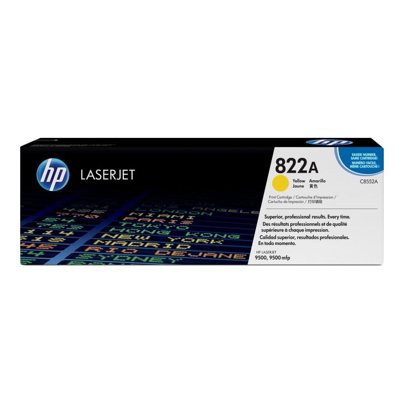HP 822A C8552A Sarı Toner