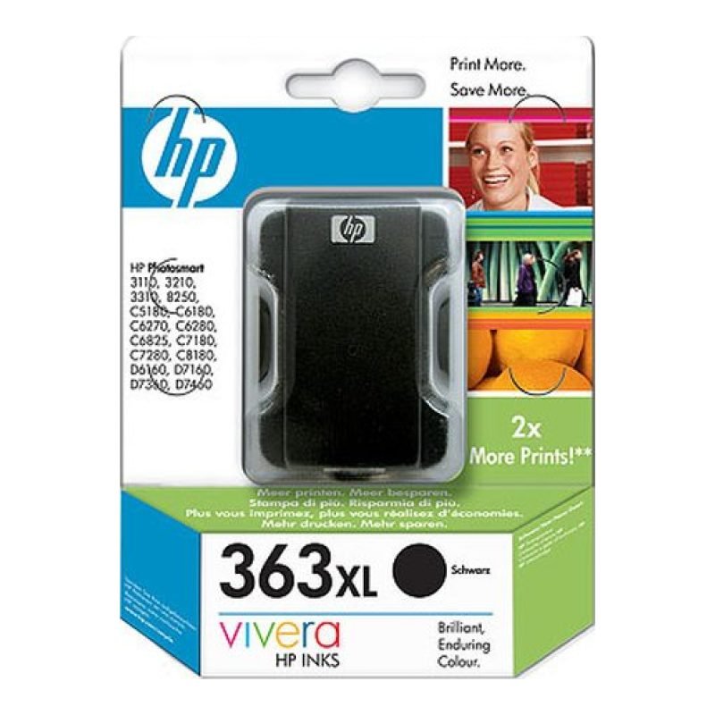 HP 363 C8719E Siyah Mürekkep Kartuşu