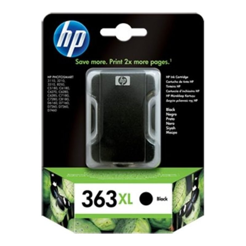 HP 363XL C8719EE Siyah Yüksek Kapasiteli Mürekkep Kartuşu