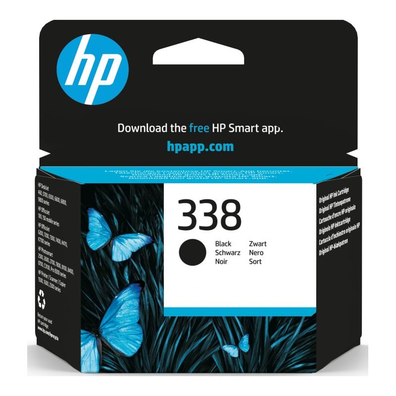 HP 338 C8765EE Siyah Mürekkep Kartuşu