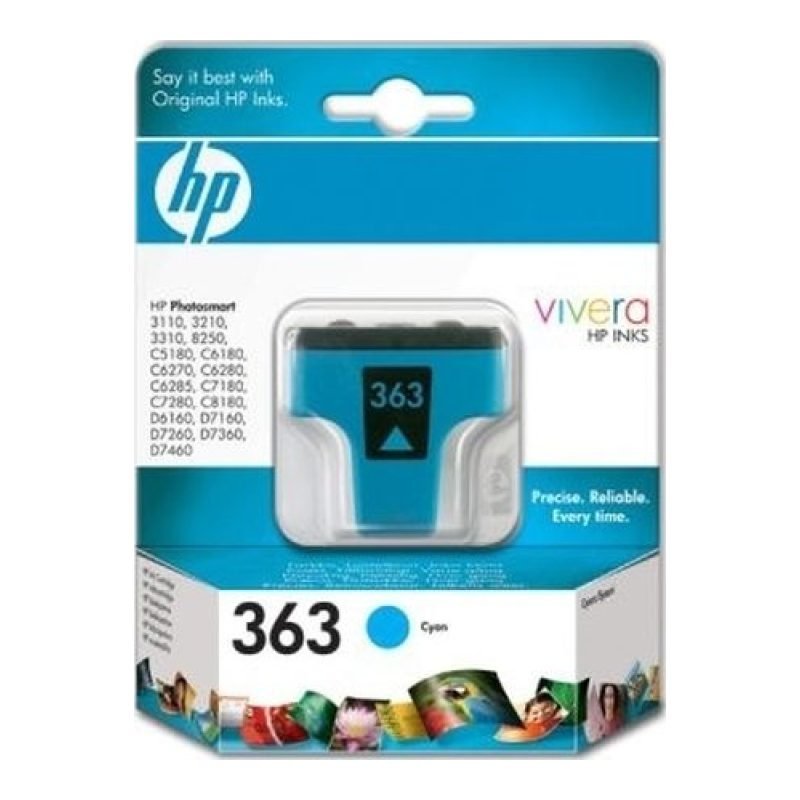 HP 363 C8771E Mavi Mürekkep Kartuşu