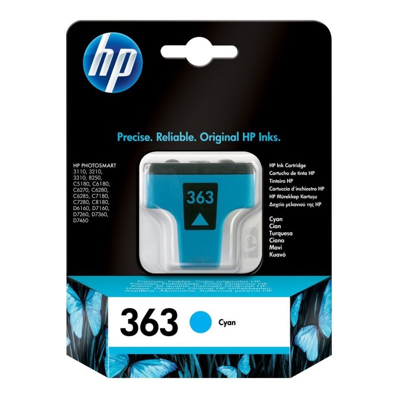 HP 363 C8771EE Mavi Mürekkep Kartuşu