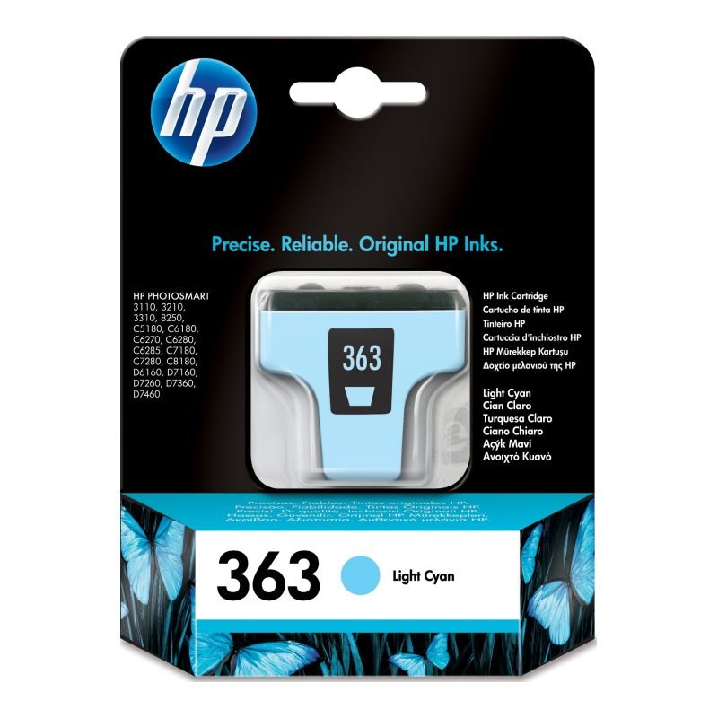 HP 363 Açık C8774EE Açık Mavi Mürekkep Kartuşu