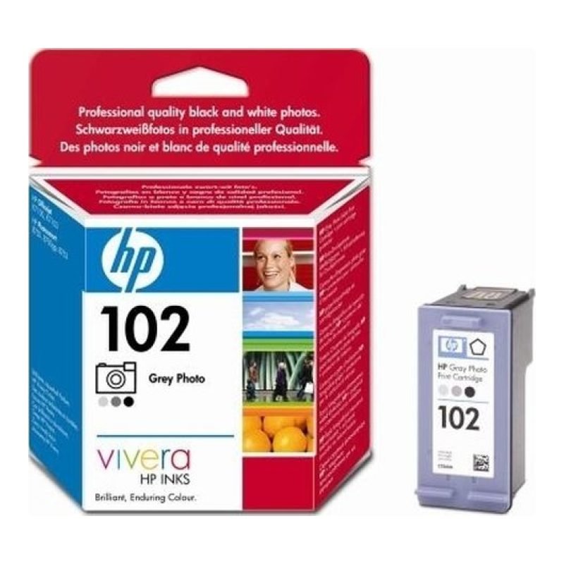 HP 102 C9360A Gri Mürekkep Kartuşu