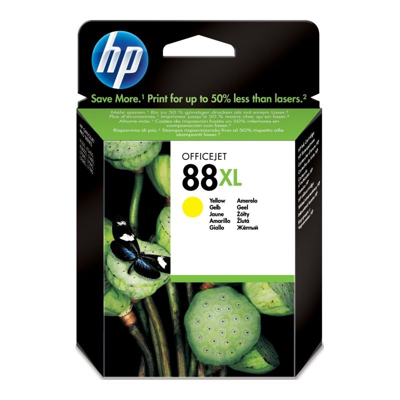 HP 88XL C9393AE Sarı Yüksek Kapasiteli Mürekkep Kartuşu