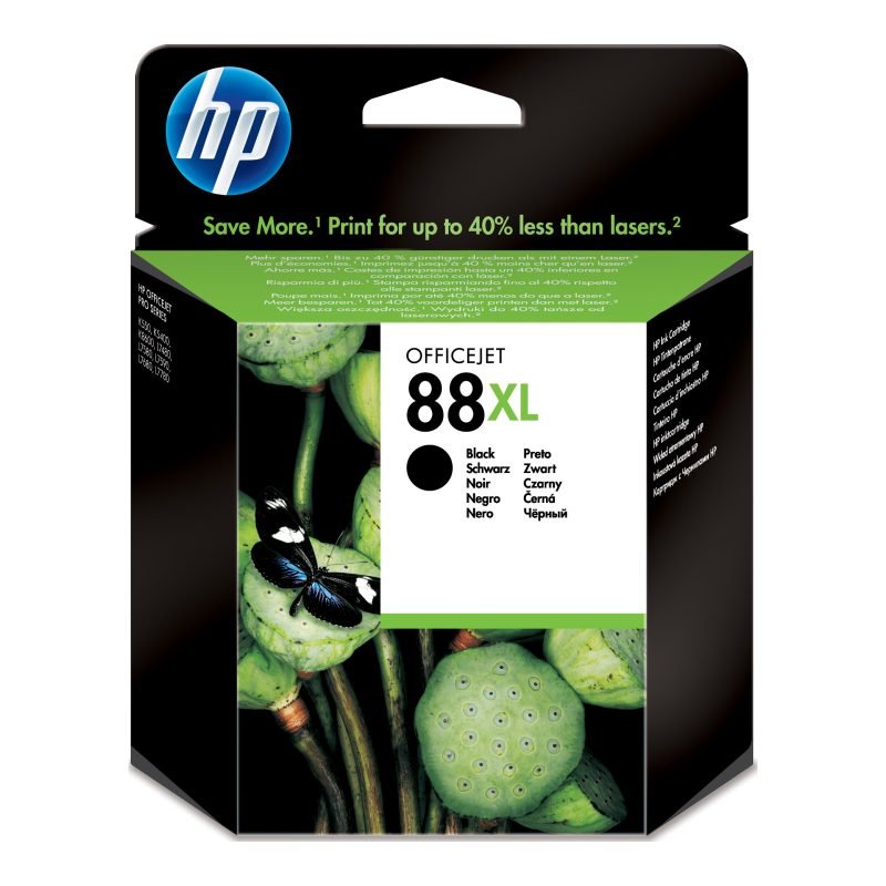 HP 88XL C9396AE Siyah Yüksek Kapasiteli Mürekkep Kartuşu
