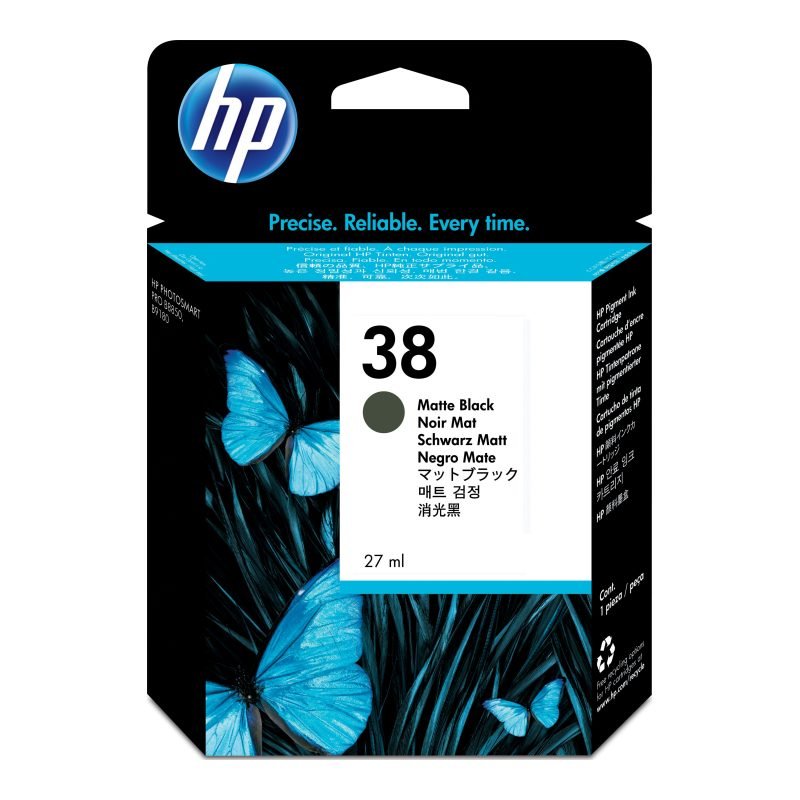 HP 38 C9412A Mat Siyah Mürekkep Kartuşu