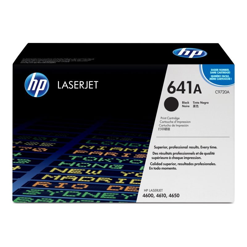 HP 641A C9720A Siyah Toner