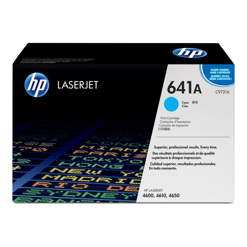 HP 641A C9721A Mavi Toner