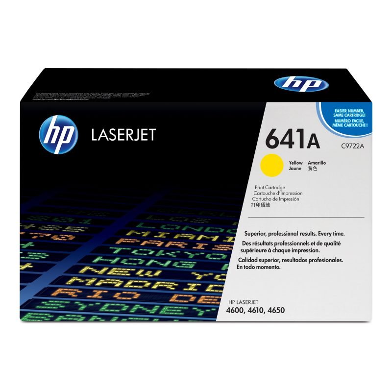 HP 641A C9722A Sarı Toner