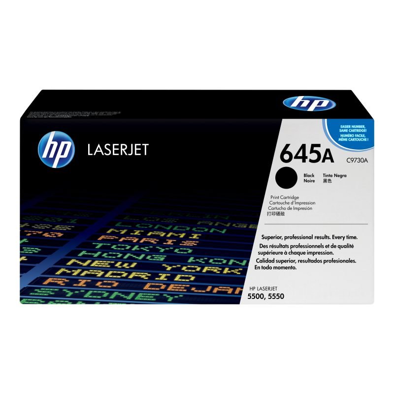 HP 645A C9730A Siyah Toner