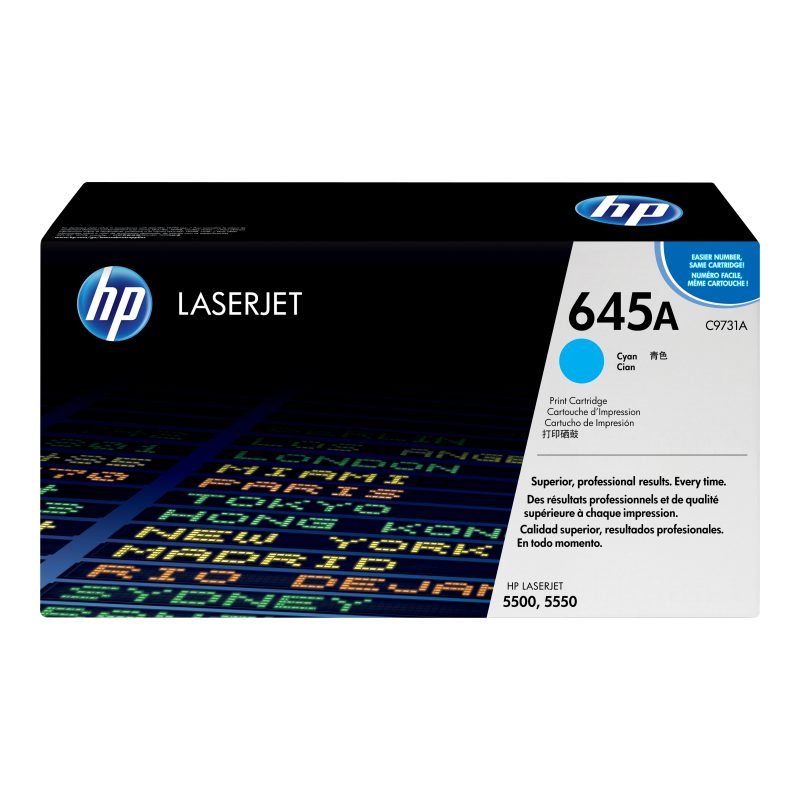 HP 645A C9731A Mavi Toner