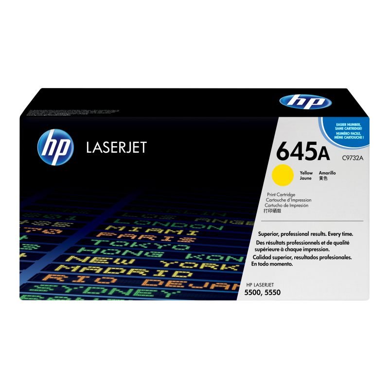 HP 645A C9732A Sarı Toner