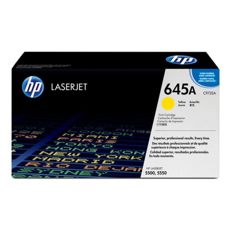 HP 645A C9732A Sarı Toner — görsel 2