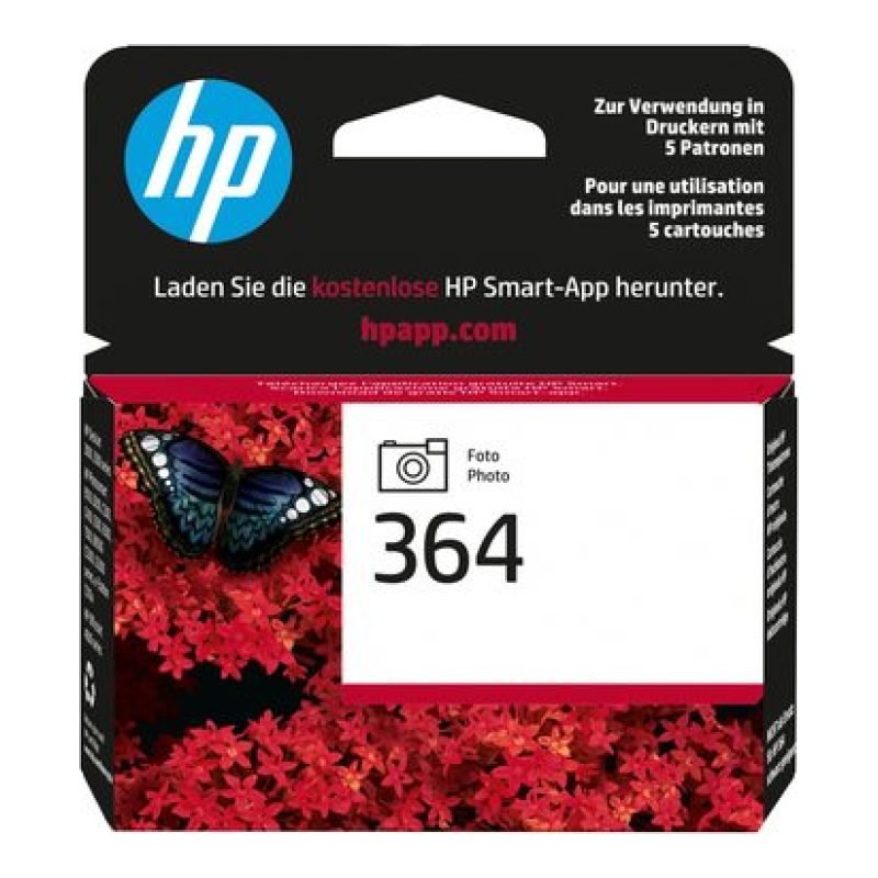 HP 364 Fotoğraf CB317EE Siyah Mürekkep Kartuşu