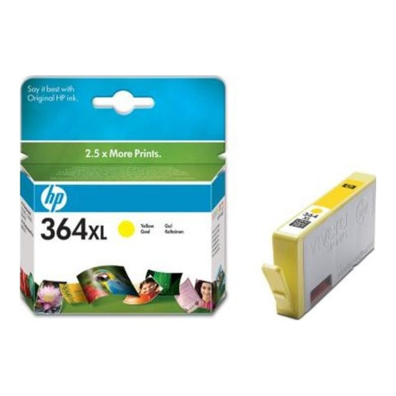 HP 364XL CB325E Sarı Mürekkep Kartuşu