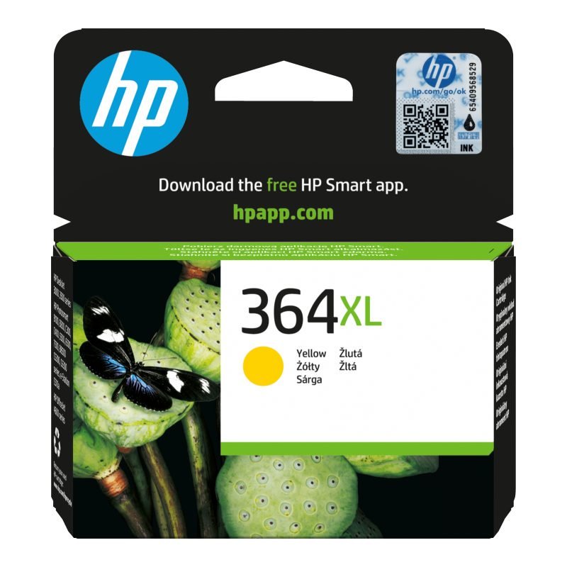 HP 364XL CB325EE Sarı Mürekkep Kartuşu