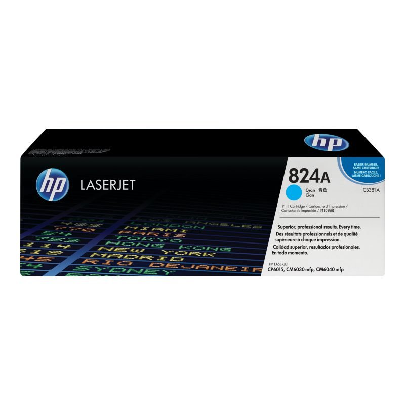 HP 824A CB381A Mavi Toner