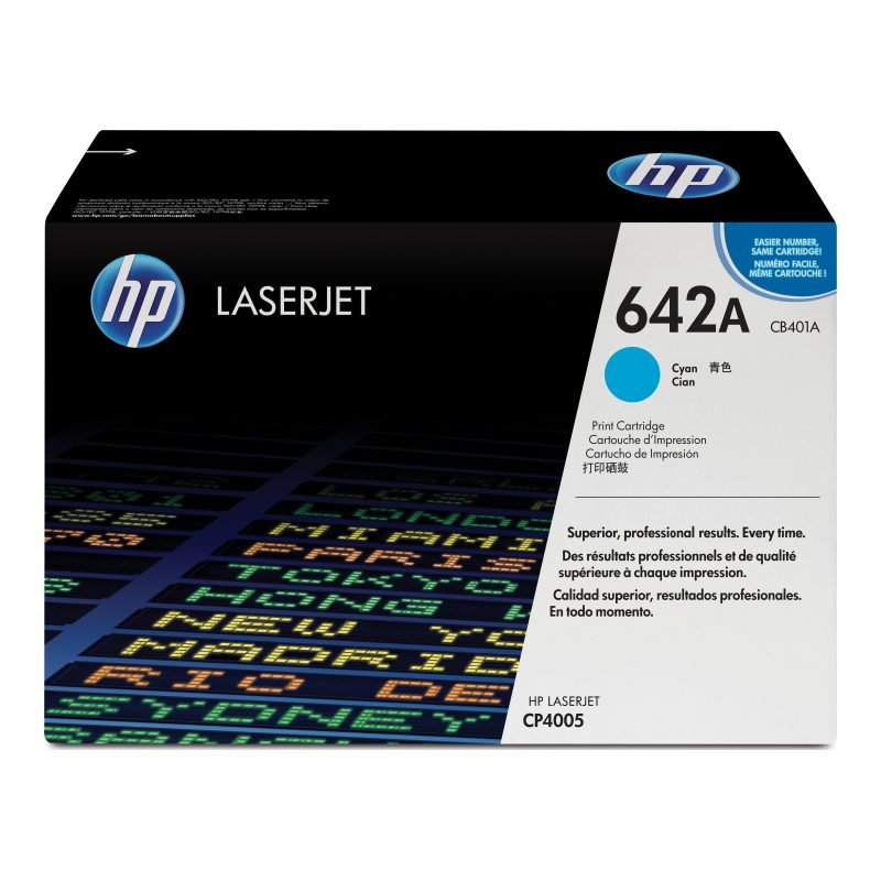 HP 642A CB401A Mavi Toner
