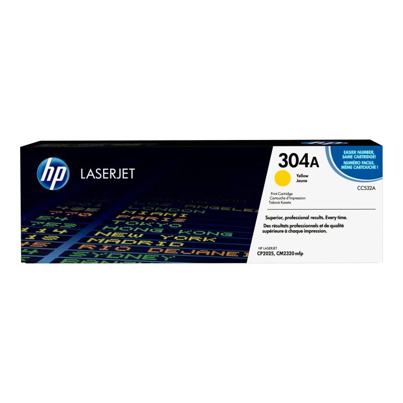 HP 304A CC532A Sarı Toner