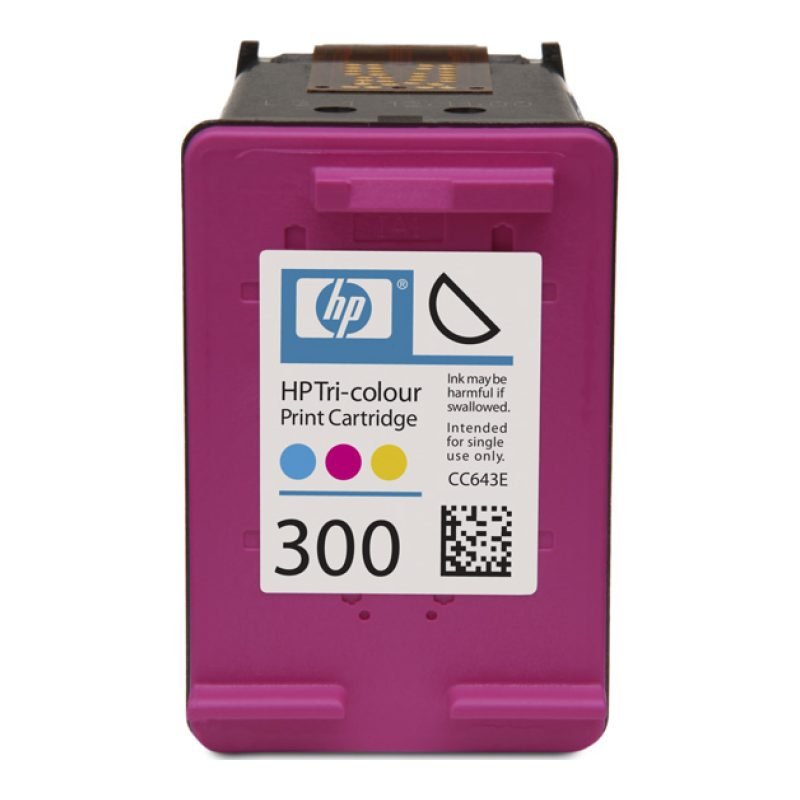 HP 300 CC643E Üç Renkli Mürekkep Kartuşu