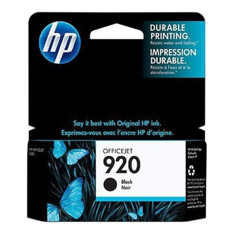 HP 920 CD971AE Siyah Mürekkep Kartuşu