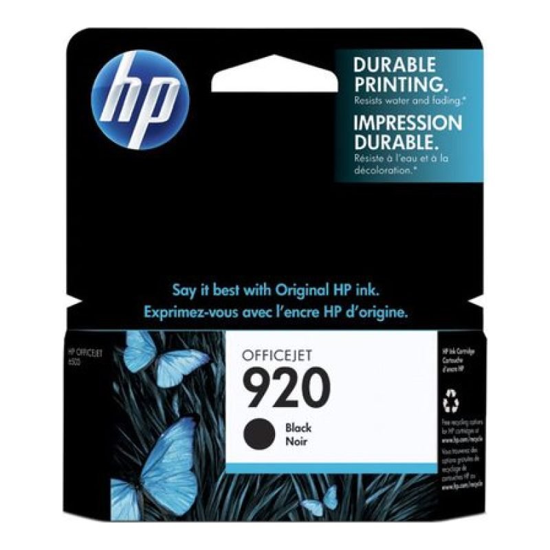 HP 920 CD971AE Siyah Mürekkep Kartuşu — görsel 2