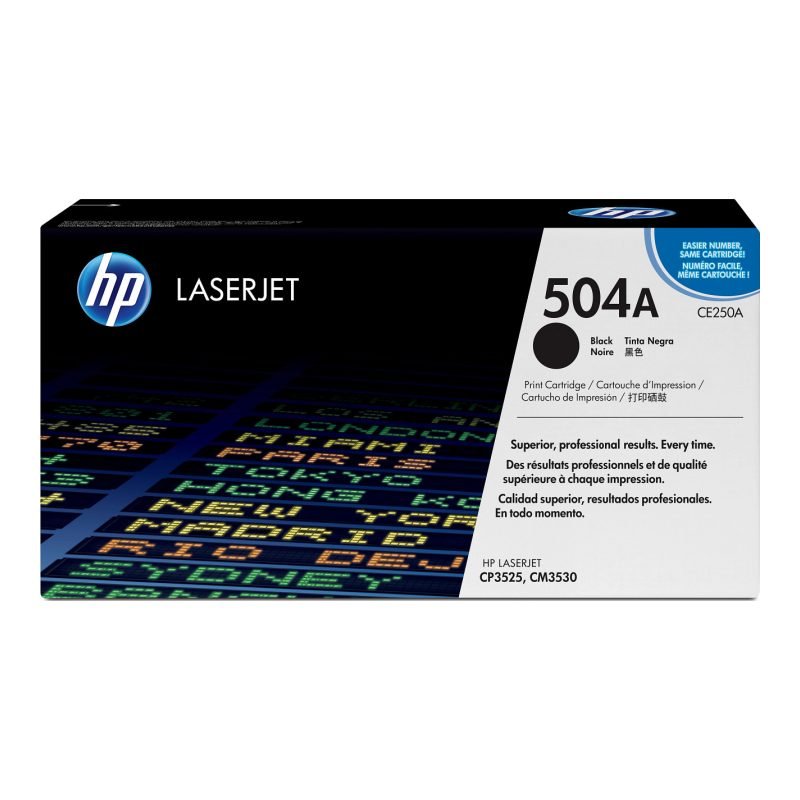 HP 504A CE250A Siyah Toner