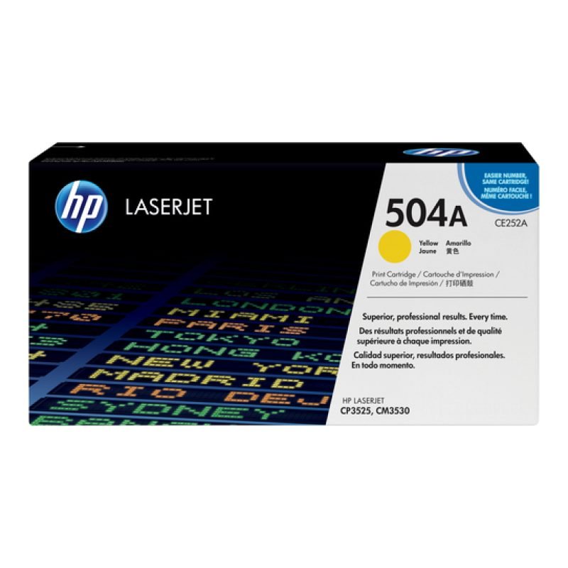 HP 504A CE252A Sarı Toner — görsel 2