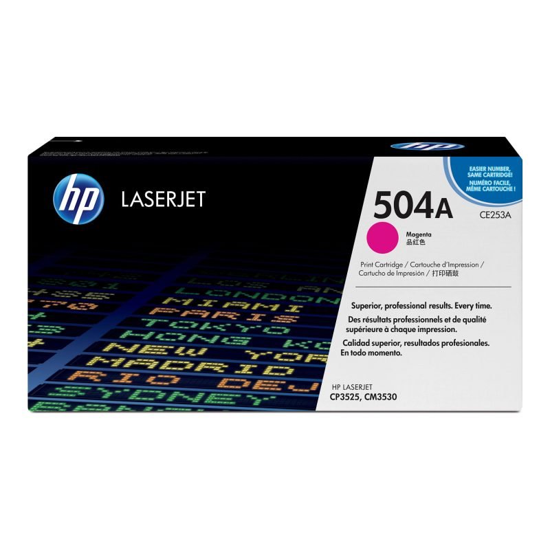 HP 504A CE253A Kırmızı Toner