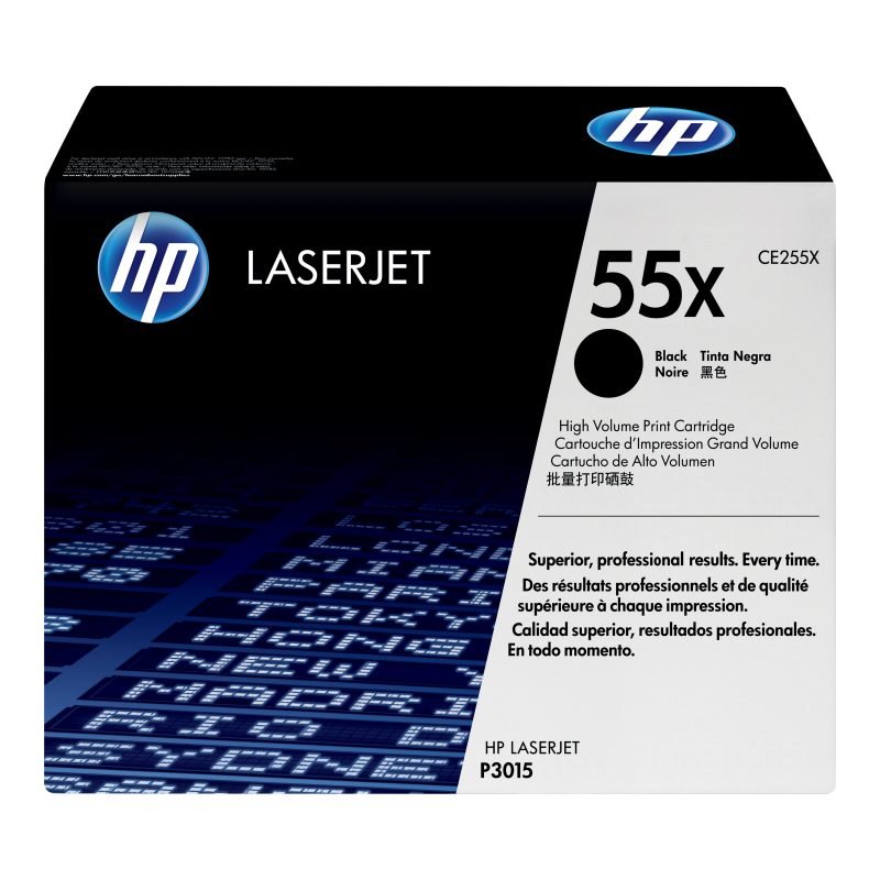 HP 55X CE255X Siyah Yüksek Kapasiteli Toner