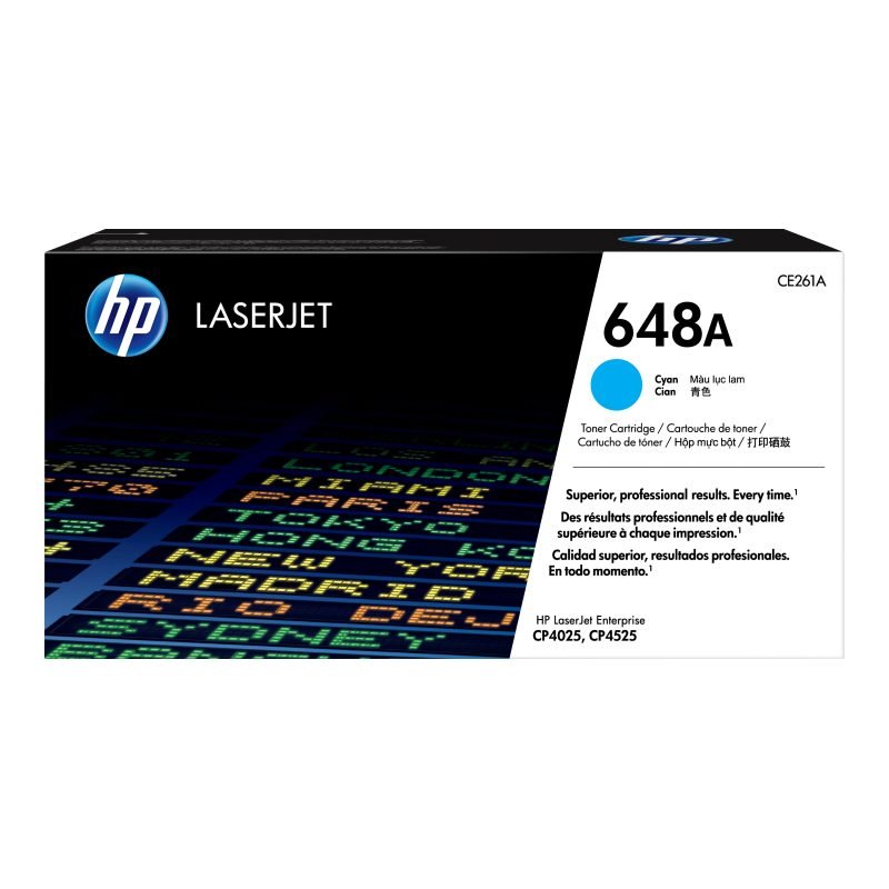 HP 648A CE261A Mavi Toner