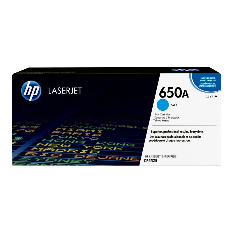 HP 650A CE271A Mavi Toner