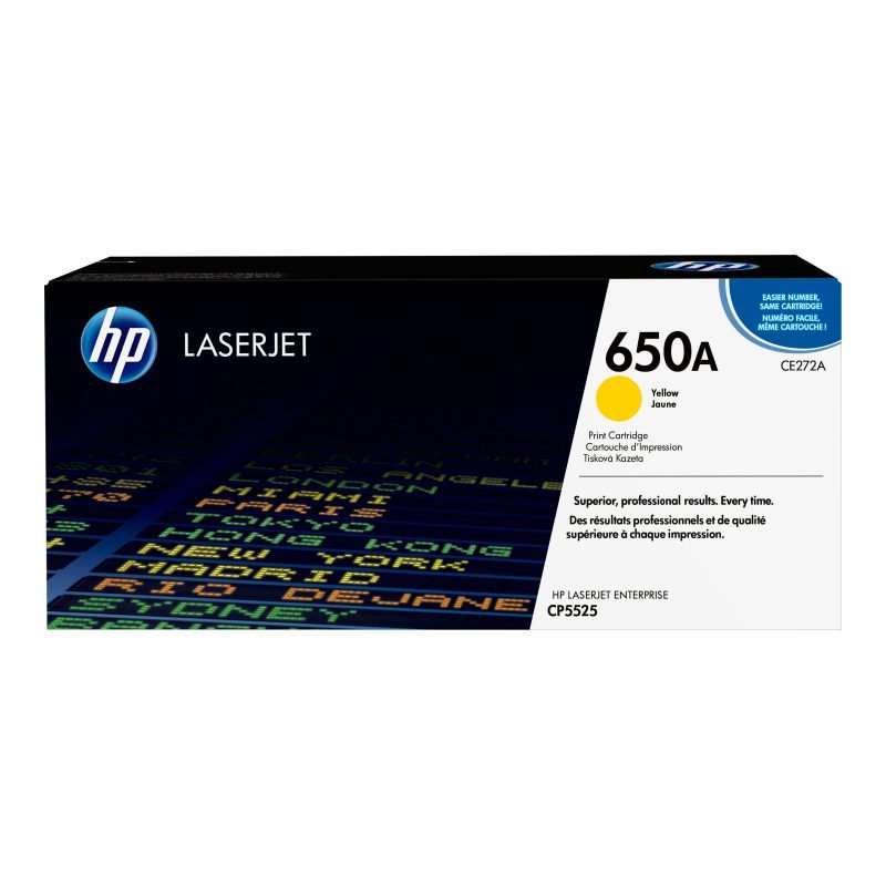 HP 650A CE272A Sarı Toner