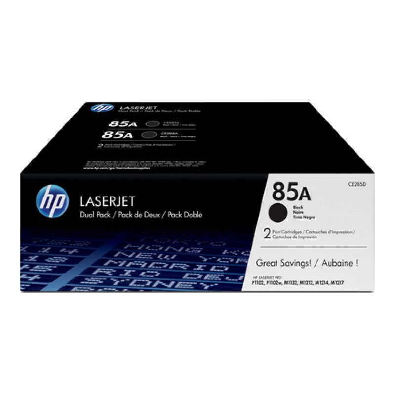 HP 85A 2'li Paket Kartuşları CE285AF Toner — görsel 3
