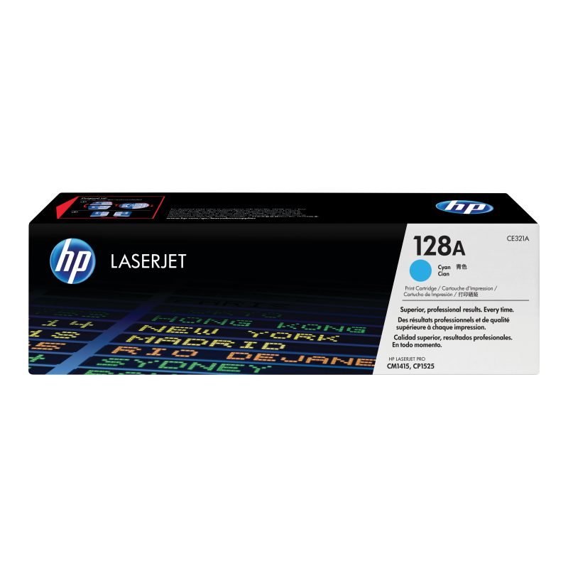 HP 128A CE321A Mavi Toner