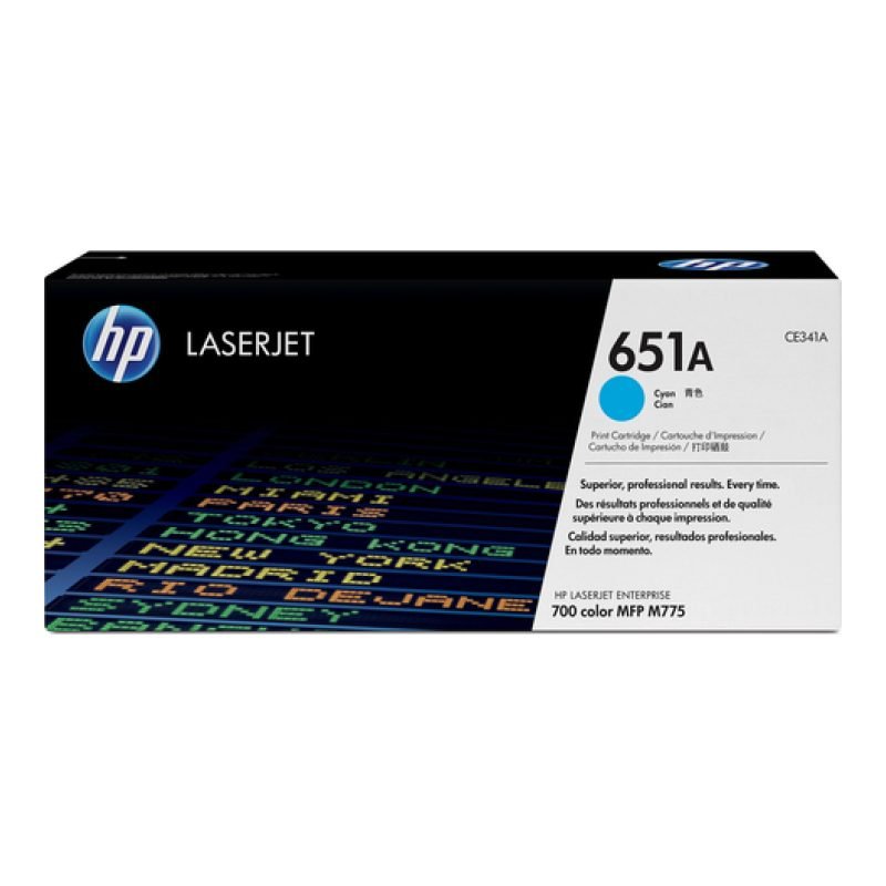 HP 651A CE341A Mavi Toner — görsel 2