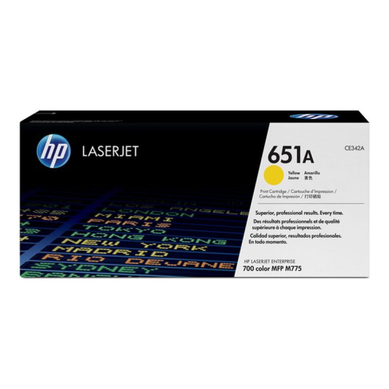 HP 651A CE342A Sarı Toner — görsel 2