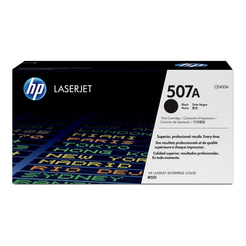 HP 507A CE400A Siyah Toner