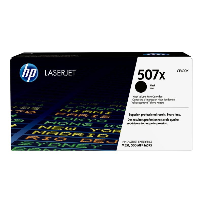 HP 507X CE400X Siyah Yüksek Kapasiteli Toner