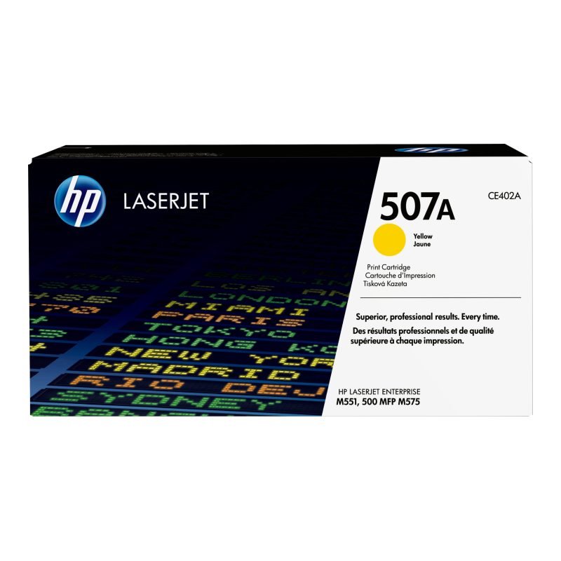 HP 507A CE402A Sarı Toner