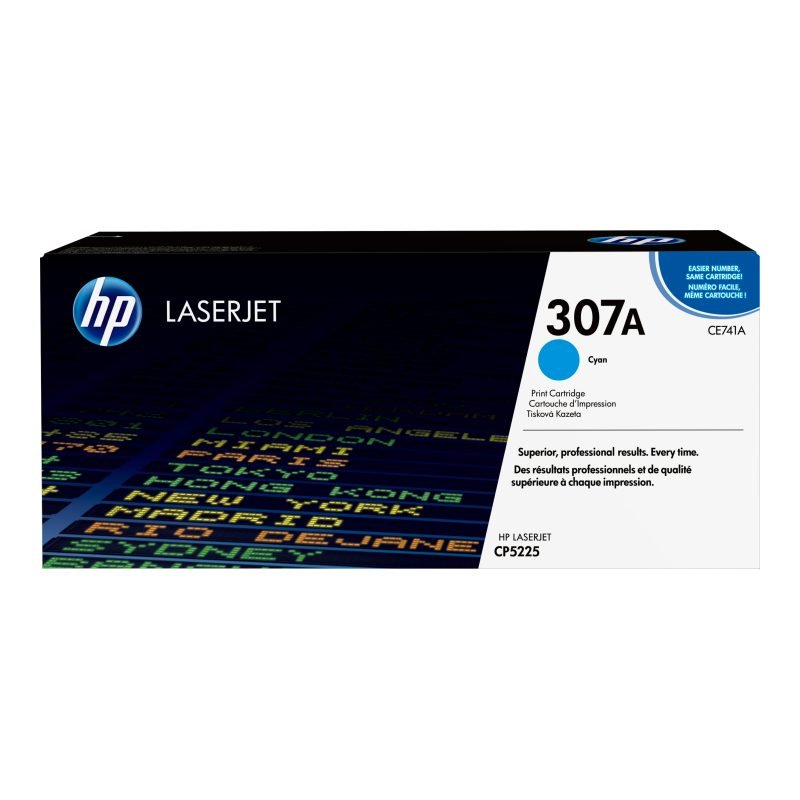 HP 307A CE741A Mavi Toner