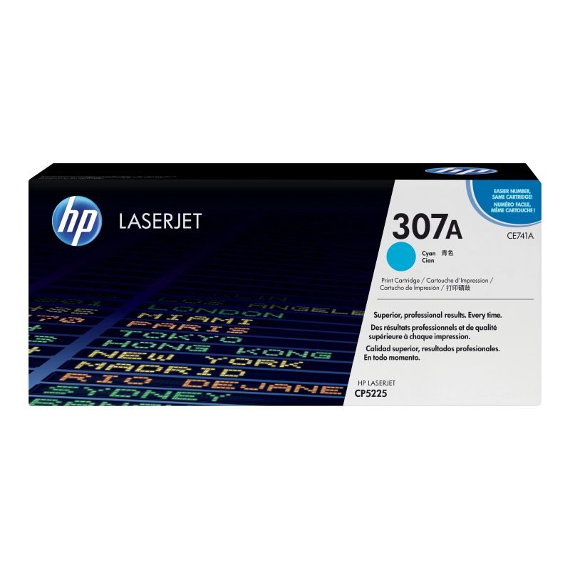 HP 307A CE741A Mavi Toner — görsel 2
