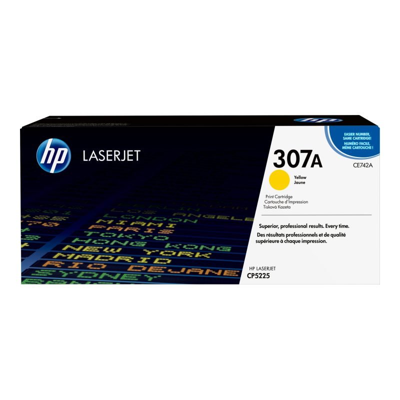 HP 307A CE742A Sarı Toner