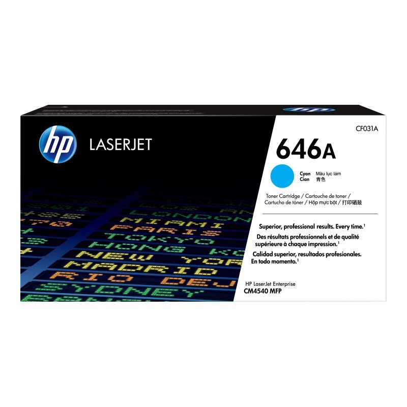 HP 646A CF031A Mavi Toner