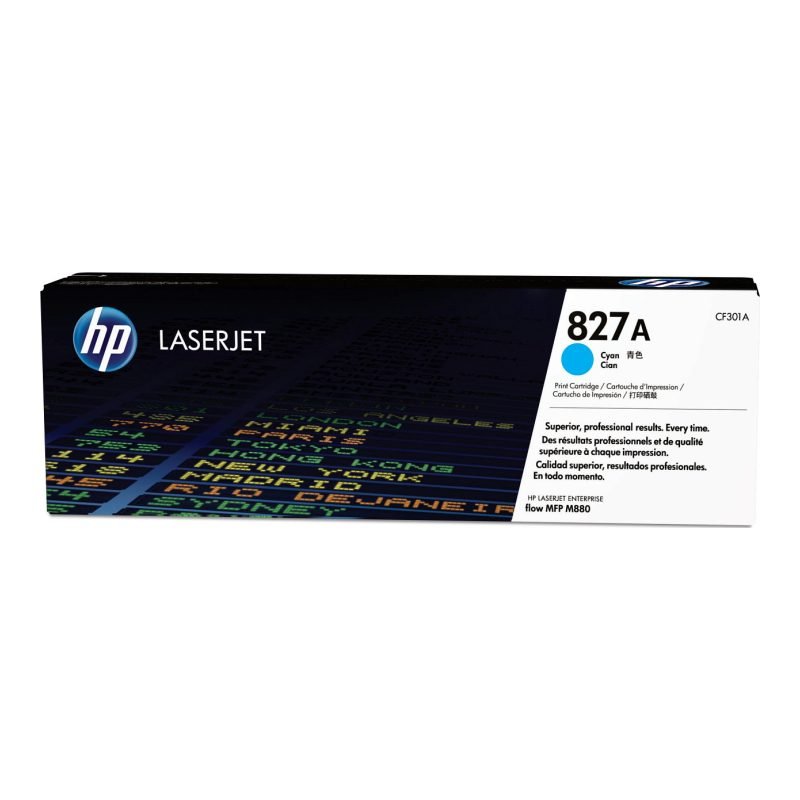 HP 827A CF301A Mavi Toner — görsel 2